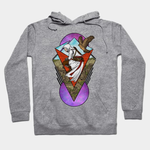 assassin creed Hoodie by sample the dragon